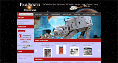 Desktop Screenshot of finalfrontiertoys.com